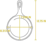 Sartén redondo de hierro fundido 20 cm Lodge