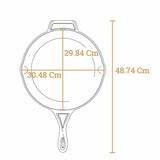 Sartén Redondo Blacklock 30.5 cm Hierro Fundido Lodge