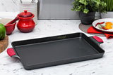 Charola hierro fundido rectangular negro 40 x 27 cm Lodge