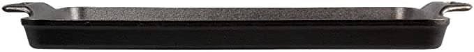 Charola hierro fundido rectangular negro 40 x 27 cm Lodge